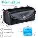 Zoksi Weekly Pill Organizer - 7 Day AM PM Pill Box with PU Leather Bag | Portable Medicine Organizer for Travel | Daily Pill Case for All Meds - Buy Online on GoSupps.com