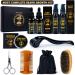 Premium Bartset: Complete Beard Growth Kit for Men - Oil Shampoo Comb & Scissors | Ideal Gifts for Him - Buy Online on GoSupps.com