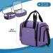 BAFASO Large Pill Bottle Organizer - 4 Removable Pouches Family First Aid Bag Purple - Travel-Friendly Medicine Storage with Shoulder Strap - Buy Online on GoSupps.com