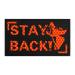 Oneigris dogs patches orange/black hi-vis Reflective Material Laser-cut design.