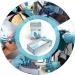 AMMEX Blue Nitrile Exam-Grade Gloves 3 Mil Latex & Powder Free | Medium | Pack of 100 - Buy Online on GoSupps.com