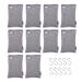 10 Packs Fonday Bamboo Charcoal Deodorizer Bags (100g Each) with Hook Odor Eliminator & Absorber Air Purifying for Gym Bag Shoe Car Pet Closet (10 Pack)