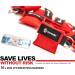 Buy 10-Pack Red Ventilation Masks Key Ring - CPR Face Shields for Adults & Kids - First Aid Emergency Protection - Buy Online on GoSupps.com