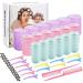 Rollers Hair Curlers for Long Hair, 33 Pcs Self Grip Hair Rollers Set, 25 mm, 30 mm, 44 mm Curling Rollers for Fine Thin Hair, Hair Styling Tools Rollers for Black Hair