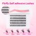 Fluffy Eyelash Clusters - No Glue Self-Adhesive Press on Lashes | Waterproof Extensions Kit for Natural Look - Shop Internationally - Buy Online on GoSupps.com
