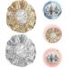 Lot de 9 Bonnets Chauffants pour Soins Profonds en Aluminium Taille 5 Argent s et 4 Dor s pour Capillaire Vapeur Soin des Cheveux et S chage Thermique en Salon Domicile - Buy Online on GoSupps.com