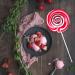 Strawberries Cream Strawberry XL Large Wheel Lollies - Swirl Lollipops - Party Favour - Sweets - Rock Candy 75g 4 Inch Diameter 9 Inch Length (X 1) - Buy Online on GoSupps.com