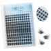 Oreola single eyelashes manga 144 pieces cluster eyelashes super thin ribbon artificial eyelashes wide hand fish tail single eyelashes 8 16 mm DIY eyelash extension for beginners W50 cluster