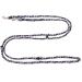 Lightweight 2.80m Adjustable Dog Leash for Small Dogs | Robust Double Linen Design - Boston Black-Silver Purple - Buy Online on GoSupps.com