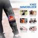 Wonder Care Knee Immobilizer Brace - XL Knee Support for Dislocation & Ligament Tear - Wraparound Stabilizer Splint for Men & Women (19 Black - Buy Online on GoSupps.com