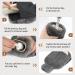 2.0L Electric-Free Foot Warmer | 2-in-1 Hot Water Bottle for Cozy Feet | Soft Light Gray Footrest for Home & Office - Buy Online on GoSupps.com