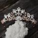 Sweetv Rose Gold Wedding Tiara - Crystal Bridal Crown for Women - Princess Costume Crown for Birthday Party Prom - Buy Online on GoSupps.com