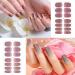 12 Sheets Glitter Solid Color Nail Wraps Nail Polish Stickers Adhesive Nail Polish Wraps Nail Stickers Full Nail Wraps Stick On Nail Strips with 2 Pieces Nail Files for Women Gel Polish Nail - Buy Online on GoSupps.com