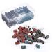 Sanding Bands for Nail Drill Bits - 400 Pieces with Grit File in 4 Colors | Manicure and Pedicure Sanding Bands Kit - Buy Online on GoSupps.com