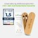 Greenable Cotton Swabs - Bamboo & Silicone Reusable Ear Sticks - Sustainable Plastic-Free Q-Tips for Makeup Removal - Vegan & BPA-Free - 2 Set - Buy Online on GoSupps.com