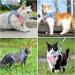 Adjustable Reflective Cat Harness and Leash Set - Escape Proof and Stylish Design for Small Pets - Pink XS (59 inch) - Buy Online on GoSupps.com