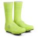 Gripgrab Flandria Waterproof knitted racing bike Rain protection overshoes Knitted Aero Radsport Over summary cover socks XL (45-47) yellow hi-vis