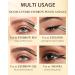 Eyebrow Gel & Pencil 2-in-1 Black Waterproof Liquid Eyebrow Pen Long Lasting Tinted Brow Gel Smudge-proof Strong Hold Thickening Eyebrow Mascara Tint Pen Brow Fast Sculpt Lift Snatch Brow Pencil - Buy Online on GoSupps.com