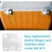 Coleman Cooler Replacement Hinges - 4 Pack, Fits 5226, 5227B, 5240, 5241, 5241A, 5245, 5286, 6270, 6273 - Durable Plastic Ice Chest Accessories - Buy Online on GoSupps.com