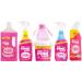 The Pink Stuff for Household cleaning bundle: Floor Cleaner Multipurpose spray Cleaning Paste Disinfectant spray Toilet Cleaner 5 pieces Set + for you: Organza Small Bag