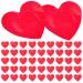 Beaupretty 50pcs Heart Shaped Bandage Binders Duct Tape Sticker Zip Tape Patches for Caring Bandage for Patches Heart Shape Baby Boy Red Toy