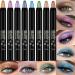 Cream Eyeshadow Stick Eye Glitter Sticks Set | Long-Lasting Smudge-Resistant Eye Shadow Stick Shimmer Cream Eyeshadow Pencil Blendable for Eyes 02