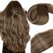 Vivien treats real hair extensions remy treating extensions real hair brown hairpins extensions dark brown ombre caramel blonde 14-inch/35cm 80g #4/27/4 14 zo11 2-1 confessions #4/27/4 (4/4/27)