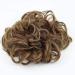 CAISHA XXL Brown Blonde Mix Voluminous Curly Messy Bun Updo - HW36 - Buy Online on GoSupps.com
