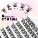 Veleasha DIY Lash Extension Kit - 120PCS D Curl Clusters Waterproof Bond & Seal Soft Eyelash Extensions Kit for At-Home Use (B10 8-16MM - Buy Online on GoSupps.com