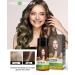 Herbishh Enriched Hair Color Shampoo for Gray Hair - DIY Light Brown Formula - Buy Online on GoSupps.com