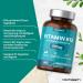 Vitamin B12 Tablets | 365 Vegan Pieces - One Year Supply | 500mcg Methylcobalamin for Energy Nerve Function & Immune Support | Horbaach - Buy Online on GoSupps.com