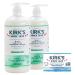 3 in 1 Castile Clean Mint Shampoo Body Wash Liquid Soap by Kirk’s + Travel Size Bar Soap (1.13 oz.) | Mint & Eucalyptus Scent | For Men, Women & Children | 32 Fl Oz. - 2 Pack 3 Piece Set