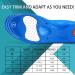 Plantar Fasciitis Arch Support Insoles for Women | Comfort Gel Orthotics for Running Heel Spur Flat Feet | EU 44-46 30cm Green - Buy Online on GoSupps.com