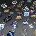 Custom Engraved Cat ID Tag - Round Paw Print Stainless Steel with 4 Lines of Personalized Engraving - Ocean Blue, Aquamarine, Magenta, Pale Green, Amber - Deep Pink - Buy Online on GoSupps.com