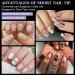Gelike EC Extra Short Soft Gel Nail Tips Kit - 240 Pieces XXS Coffin Shaped Pre-buff PMMA Resin Clear Ultra-Thin Design - Buy Online on GoSupps.com