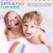 Rainbow Bath Bombs for Kids - All Natural Magic Rainbow BathBombs with Organic Ingredients  Moisturizing  Vibrant Colors & Rich Bubbles  Cloud Bath Bombs  Unicorn Birthday Gifts for Kids  Girls  Boys - Buy Online on GoSupps.com