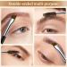 2-Piece 2-in-1 Eyebrow Brush Set | Double-Sided Comb & Eyelash Separator for Women | Perfect for Precise Eyebrow Grooming | International Shipping Available - Buy Online on GoSupps.com