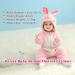 Doladola Baby Boys Girls Rabbit Hooded Onesie | Infant Pajamas Romper 3.5-4.5 Years - Buy Online on GoSupps.com