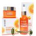Dr Rashel Vitamin C Face Serum And Vitamin C Face Cream Variety Pack | Hyaluronic Acid Anti Aging and Collagen Essence + 1 Jade Roller Face Massager
