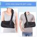 Universal Arm Sling Shoulder Immobilizer with Foam Neck Pad - Adjustable Arm Support for Men, Women, Teenagers - Black - Buy Online on GoSupps.com