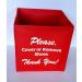 Red Bootie Box - Collapsible Shoe Cover Holder for Disposable Shoe Covers - Buy Online on GoSupps.com
