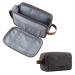 Toiletry Bag for Men BAGSMART Travel Toiletry Organizer Dopp Kit Water-Resistant Shaving Bag for Toiletries Accessories Large Grey Grey Canvas -Large