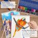 Professional Art Set 85 Piece with Wooden Easel, 2 Drawing Pads, Art Supplies in Portable Case - Painting & Drawing Kit (1 Easel, 2 Pads) - Buy Online on GoSupps.com