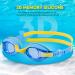 Portzon Unisex-Child Swim Goggles | Anti-Fog, No Leaking, Clear Vision | Blue - Buy Online on GoSupps.com