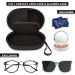 Lasiyanor 2-in-1 Contact Lens & Glasses Case - Portable Travel Case with Mirror Tweezers & Solution Bottle - Ideal for Everyday Use & Outdoor Adventures - Buy Online on GoSupps.com