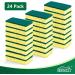 24pc Dual Side Heavy Duty Scrub Sponges for Non-Coated Cookware - 24 Count - Buy Online on GoSupps.com