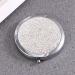 LALAFINA Women's Bling Compact Mirror - Double-Sided Rhinestone Makeup Mirror for Travel and Daily Use | White Round Folding Cosmetic Mirror - Buy Online on GoSupps.com