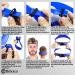 Fade Guide for Men Haircut - Adjustable Silicone Hair Trimming Template for DIY Home Cuts - Blue - Buy Online on GoSupps.com