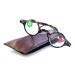 Cecilia Premium Reading Glasses High End Readers +1.25 to +3 Magnifying Circle Optical Frames. Round Tortoise Brown. NY Fifth Avenue. +3.25