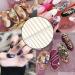 24PCS Metal Chains Nail Art Accessory Set - Gold Punk Glitter Studs, Line Pattern Mixed Shape Charms for DIY Nail Decoration - Buy Online on GoSupps.com